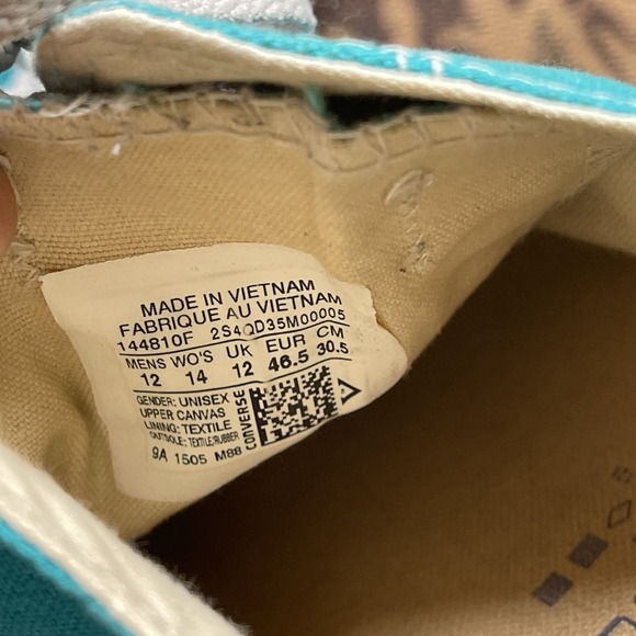 Converse Chuck Taylor All Star Ox Low Shoes mens size 12 Sneakers Turbo Green - Picture 8 of 8